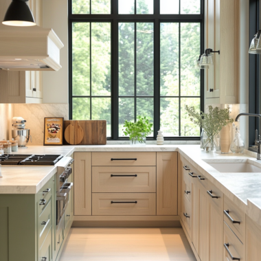 kitchen cabinets color idea 1