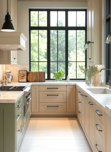 kitchen cabinets color idea 1
