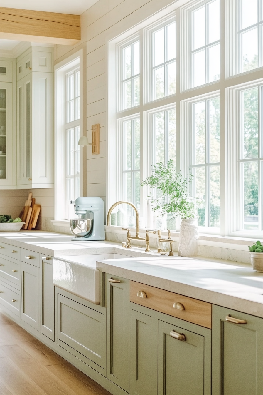 kitchen cabinets color idea 4