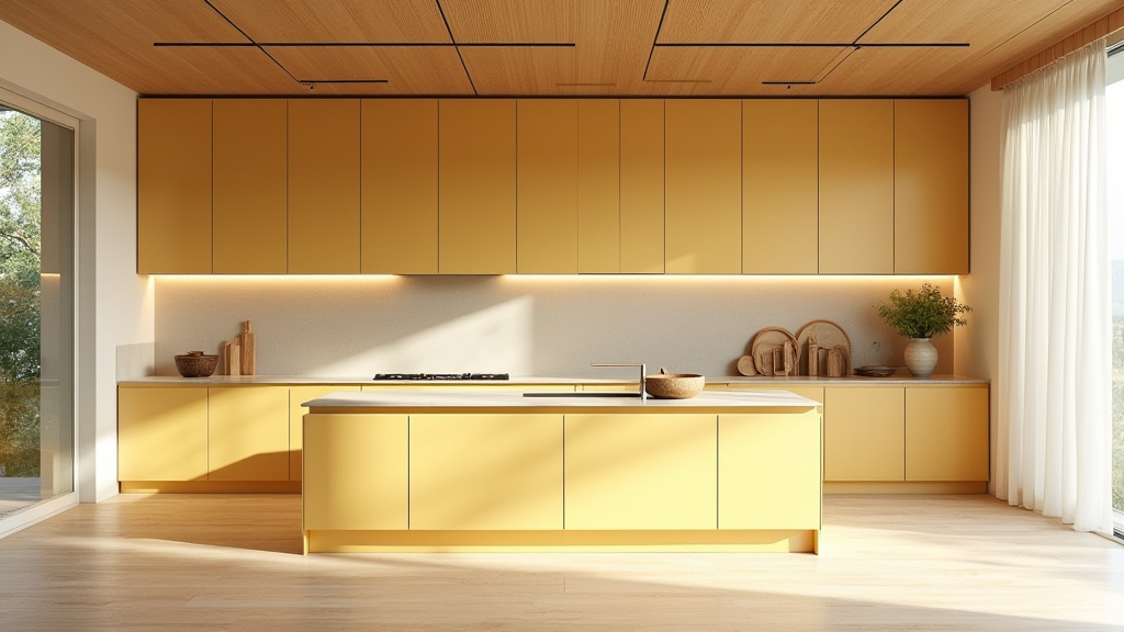 yellow kitchen cabinet 16-2