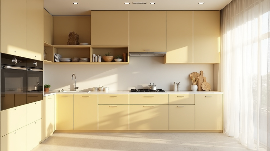 yellow kitchen cabinet 2-2