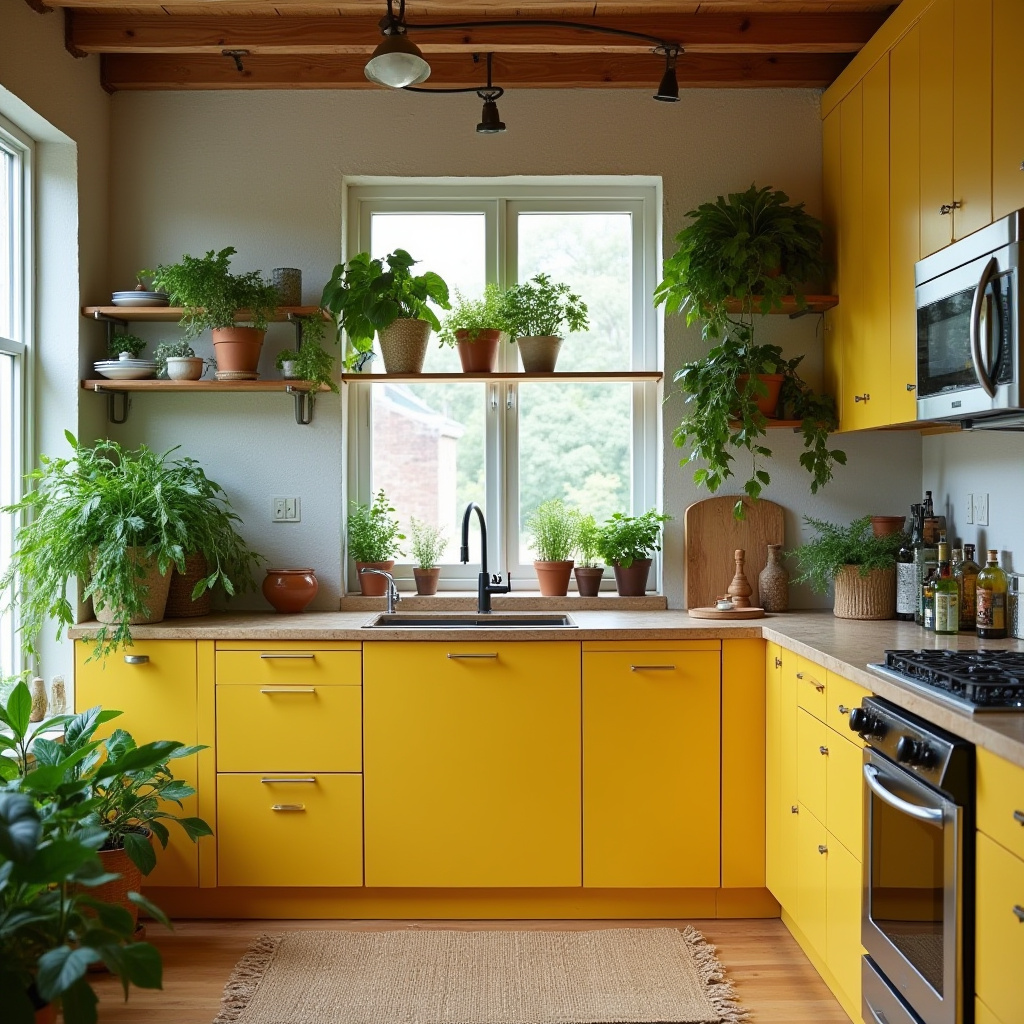 yellow kitchen cabinet 20