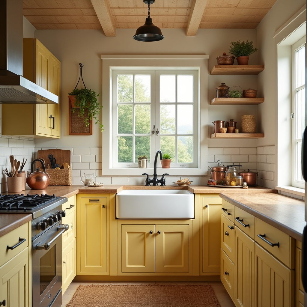 yellow kitchen cabinet 6