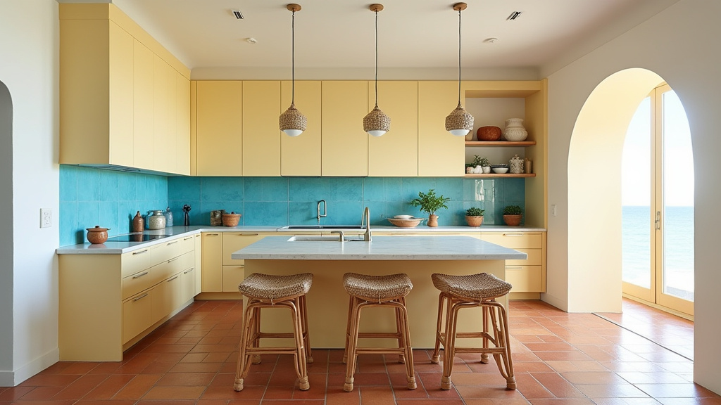 yellow kitchen cabinet 7-2
