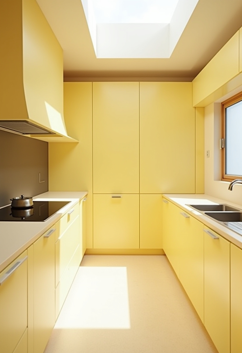 yellow kitchen cabinet 9-1