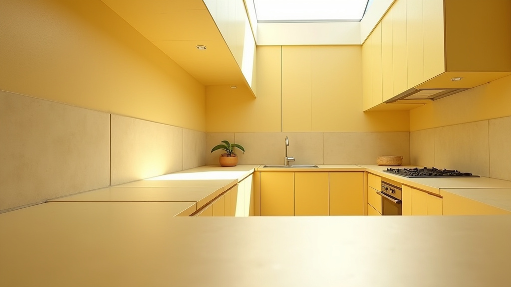 yellow kitchen cabinet 9-2