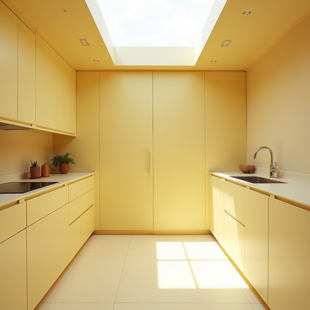 yellow kitchen cabinet 9